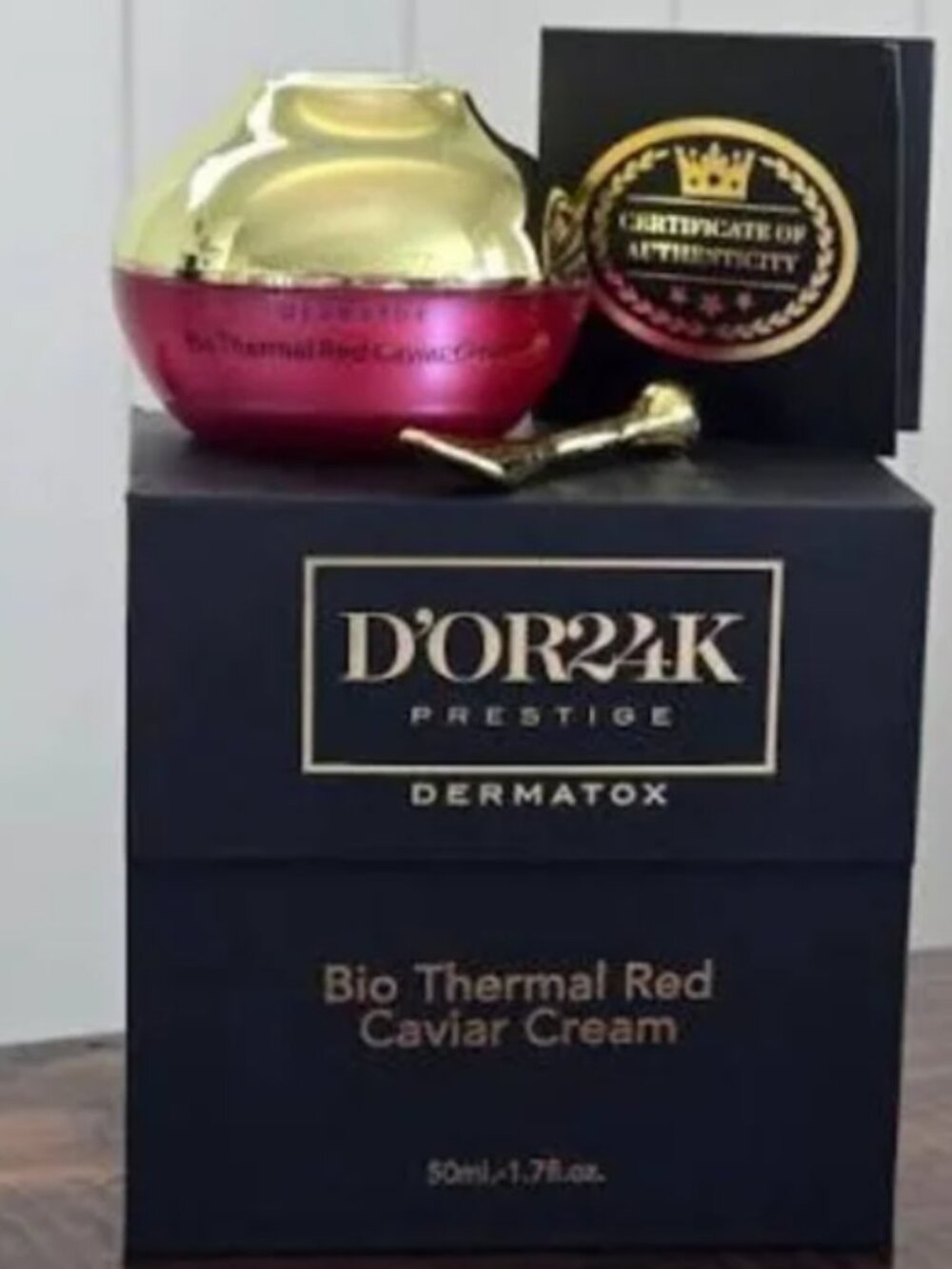 D'OR 24K BIO THERMAL RED CAVIAR CREAM - 1.7 fl oz \ 50 ml - BRAND NEW - SEALED